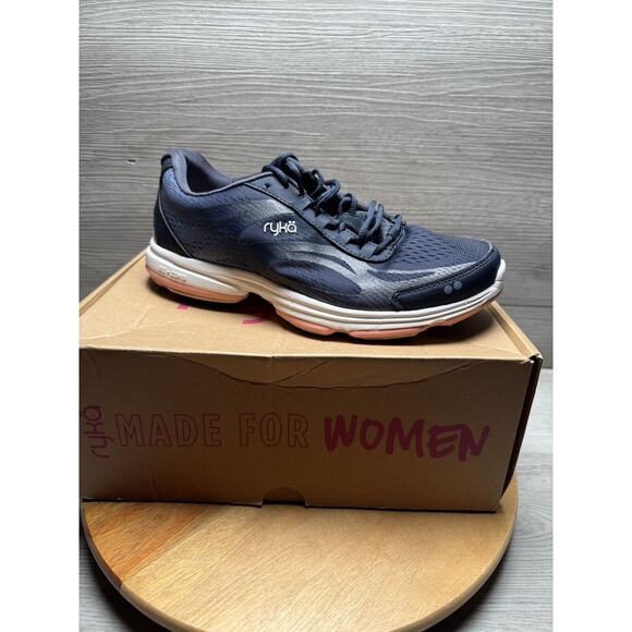 Ryka Devo Plus 2 Walking Sneakers, Navy, Women's 9M - Picture 1 of 9